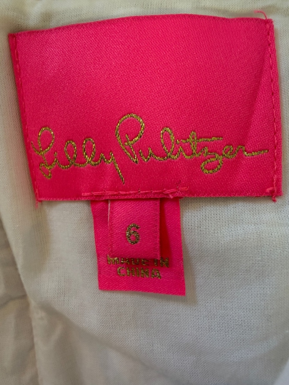 Lilly Pulitzer White Eyelet Mini Dress - Picture 2 of 5